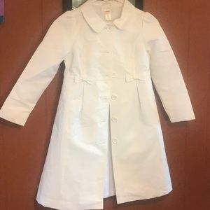 Gymboree size 7/8 white coat